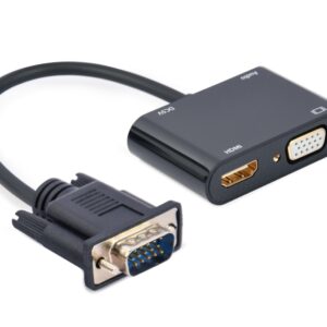 CABLE ADAPTADOR VGA A HDMI VGA 0 15 M NEGRO 8716309124423 A-VGA-HDMI-02