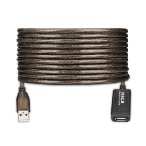 CABLE ALARGADOR EWENT  USB 2.0 USB-A AMPLIFICACION SEÑAL 5m NEGRO 8052101431650 EW1013