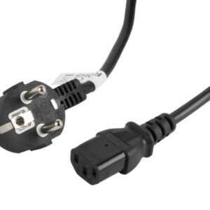 CABLE DE ALIMENTACION LANBERG SCHUKO CEE 7/7 A IEC320 C13 5M 5901969409765 CA-C13C-11CC-0050-BK