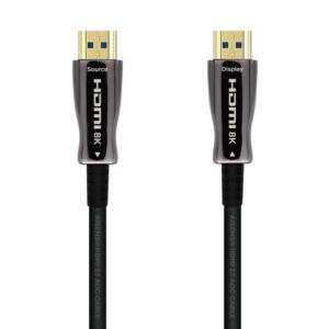 CABLE HDMI AISENS V2.1 OPTICO ACTIVO AOC 8K60HZ M/M 25M NEGRO 8436574705867 A153-0518