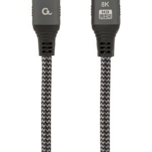 CABLE TRENZADO HDMI 2.1 8K 60HZ GEMBIRD SELECT PLUS SERIES CON ETHERNET 2M NEGRO 8716309121699 CCB-HDMI8K-2M