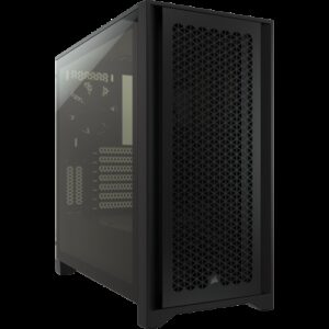 CAJA CORSAIR CRYSTAL 4000D AIRFLOW MID-TOWER CRISTAL TEMPLADO NEGRA CC-9011200-WW 0840006621904 | P/N: CC-9011200-WW | Ref. Artículo: 1337155