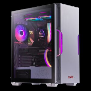 CAJA GAMING XPG STARKER ATX 2XUSB SIN FUENTE ARGB BLANCO 4710273776842 75260180