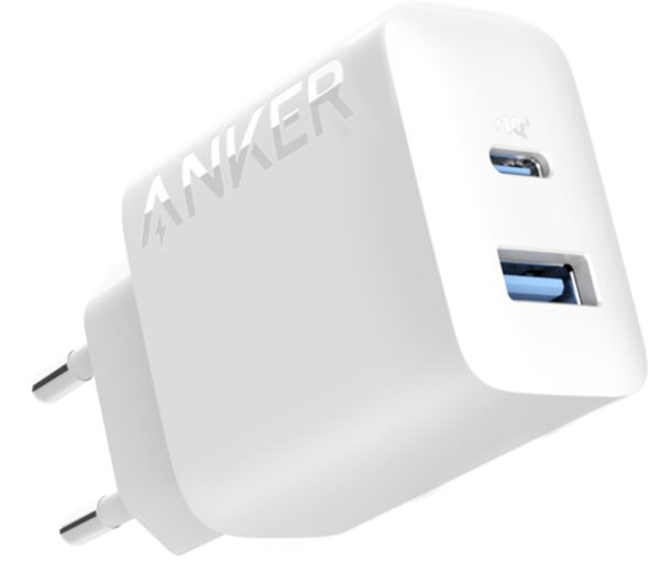 CARGADOR ANKER WALL CHARGER (20W 1A1C WHITE) 0194644139735 A2348G21