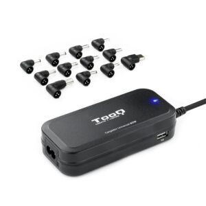 CARGADOR AUTOMATICO UNIVERSAL TOOQ TQLC-90BS02AT 90W 2XUSB 12 CONECTORES 8433281007246 TQLC-90BS02AT