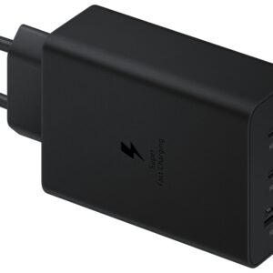 CARGADOR TRIO SAMSUNG 2XUSB-C 1XUSB-A 65W NEGRO SIN CABLE EP-T6530NBEGEU 8806092673885 EP-T6530NBEGEU