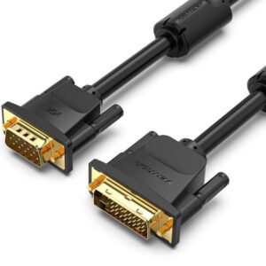 Cable Conversor Vention EACBI/ DVI Macho - VGA Macho/ 3m/ Negro 6922794732988 EACBI VEN-CAB EACBI