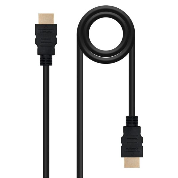 Cable HDMI 1.3b Nanocable 10.15.0305/ HDMI Macho - HDMI Macho/ 5m/ Negro - Imagen 2