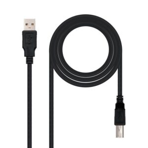 Cable USB 2.0 Impresora Nanocable 10.01.0105-BK/ USB Tipo-B Macho - USB Macho/ 4.5m/ Negro 8433281003859 10.01.0105-BK NAN-CAB 10 01 0105-BK