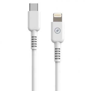 Cable USB 2.0 Tipo-C Lightning Muvit For Change MCUSC0006/ USB Tipo-C Macho - Lightning/ Hasta 27W/ 1.2m/ Blanco 3663111144871 MCUSC0006 MUV-CAB MCUSC0006