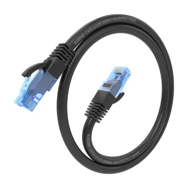 Cable de Red RJ45 AWG26 CCA UTP Aisens A135-0844 Cat.6/ 1.5m/ Negro - Imagen 2