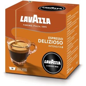 Cápsula Lavazza Deliziosamente para cafeteras A Modo Mio/ Caja de 16 8000070086012 08601 LAV-CAFE DELIZIOSAMENTE