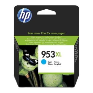 Cartucho de Tinta Original HP nº953 XL Alta Capacidad/ Cian 725184104091 F6U16A F6U16A