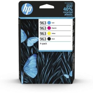 Cartucho de Tinta Original HP nº963 Multipack/ Cian/ Magenta/ Amarillo/ Negro 195122352219 6ZC70AE 6ZC70AE