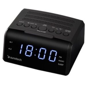 Despertador Sunstech FRD35U/ Radio FM 8429015016646 FRD35UBK SUN-DES FRD35U BK