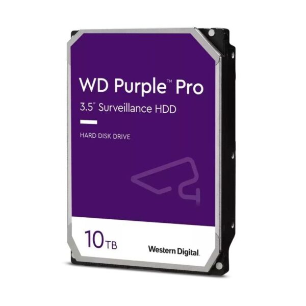 Disco Duro Western Digital WD Purple Pro Surveillance 10TB/ 3.5"/ SATA III/ 256MB WD101PURP-74B5BY0 WD101PURP WD-HDD PUR P SURV 10TB