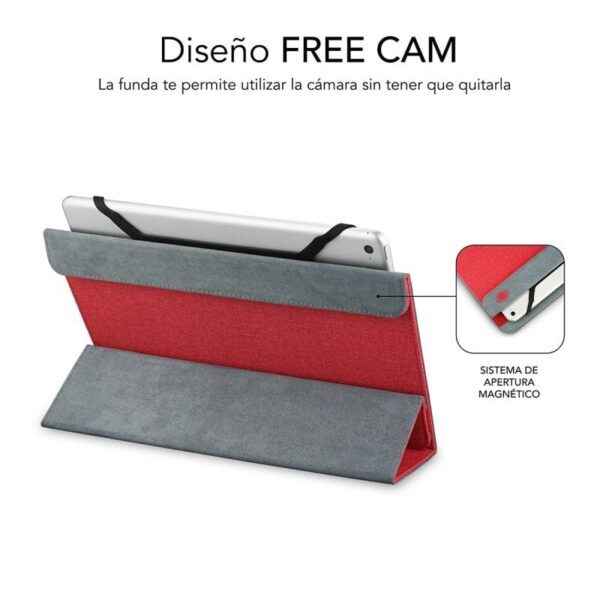 Funda Subblim Freecam para Tablets de 10.1"-11"/ Roja - Imagen 2