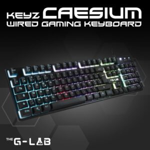 GAMING KEYBOARD MEMBRANE RGB TKL SP LAYOUT - WHITE 3760162051834 | P/N: KEYZ-CAESIUMT-W/SP | Ref. Artículo: 1390854