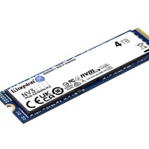 Kingston Technology NV3 4 TB M.2 PCI Express 4.0 NVMe 3D NAND 0740617346602 | P/N: SNV3S/4000G | Ref. Artículo: 1390917