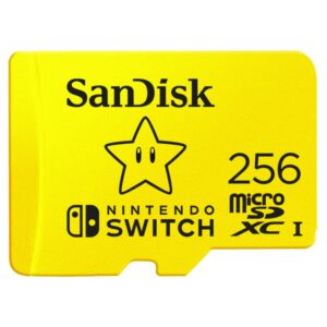 MICRO SD SANDISK 256GB UHS-I NINTENDO 0619659173869 SDSQXAO-256G-GNCZN