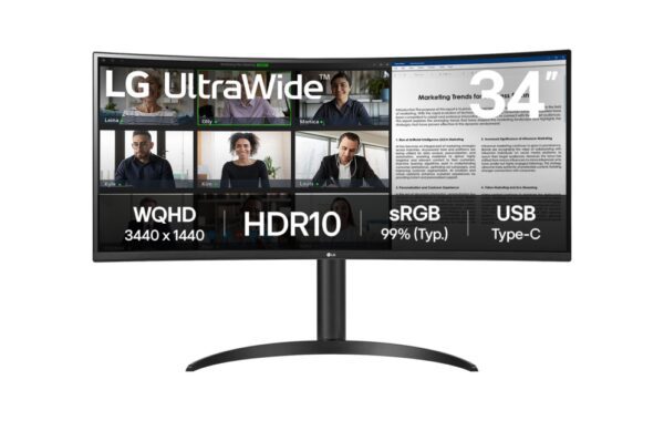 MONITOR CURVO LG ULTRAWIDE 43" QHD HDMI DP 8806096199527 34WR50QK-B