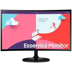 Monitor Curvo Samsung Essential Monitor S3 S24C364EAU/ 24"/ Full HD/ Negro 8806094769357 LS24C364EAUXEN SAM-M S24C364EAU