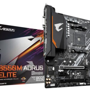 PLACA BASE GIGABYTE B550M AORUS ELITE AM4 MATX 4XDDR4 4719331809546 GAB55MAEL