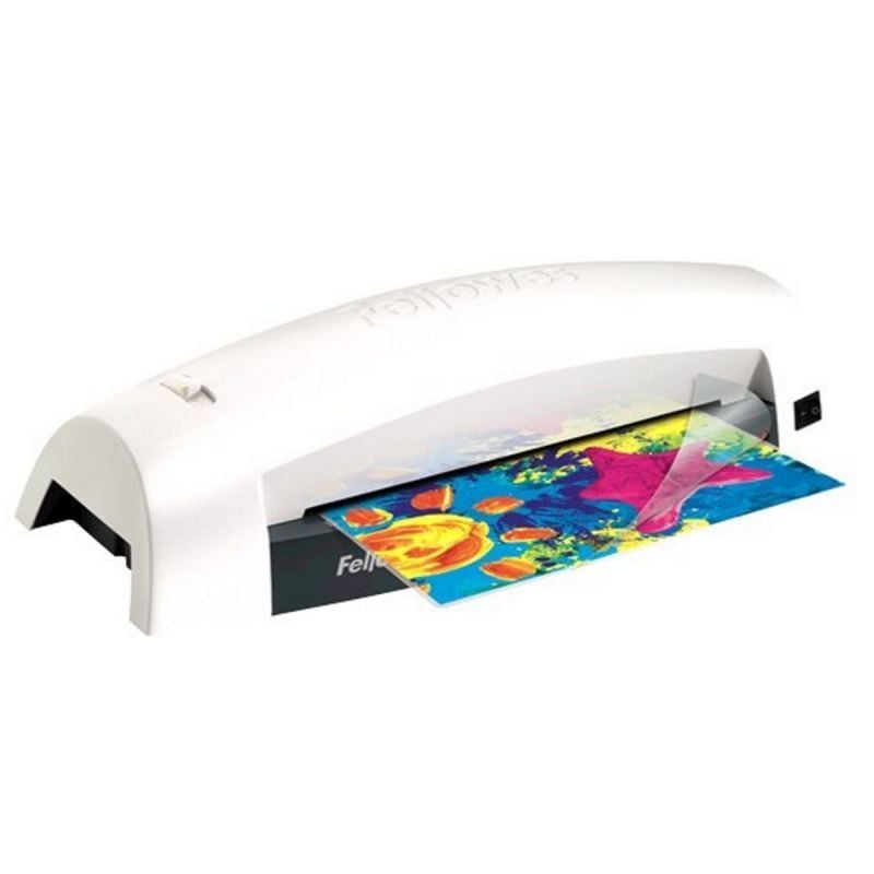 Plastificadora Fellowes Lunar 5715601/ hasta A4 y 80 Micras/ Blanca y Negra 043859624362 5715601 FELL-PLASTIFICADORA 5715601