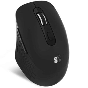 Ratón Ergonómico Inalámbrico por Bluetooth/ 2.4GHz Subblim Curve Ergo Dual Battery/ Batería recargable/ Hasta 1600 DPI/ Negro 8436586742997 SUBMO-EDCUR01 SUB-MOU CURVE ERGO DUAL B BK