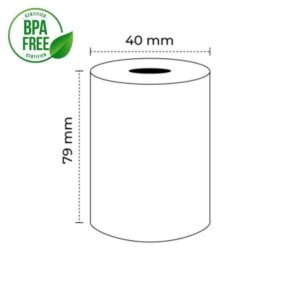 Rollo Papel Térmico Genérico 79x40 8U BPAF/ 79 x 40mm/ 8 unidades 8415001280450 79X40 8U BPA PAPEL TERMICO 79X40 8U BPA