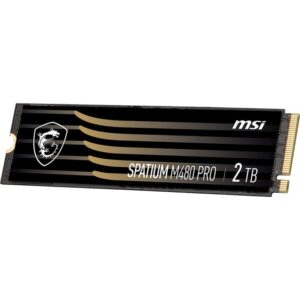 SSD MSI SPATIUM M480 PRO 2TB PCIE4 NVME M2 4711377105613 S78-440Q600-P83