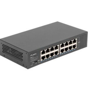 SWITCH LANBERG 16 PUERTOS GIGABIT ETHERNET RACK 10"/19" 5901969429015 RSGE-16