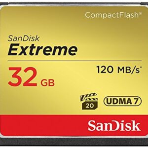 Sandisk 32GB Extreme memoria flash CompactFlash 0619659123680 | P/N: SDCFXSB-032G-G46 | Ref. Artículo: 29256