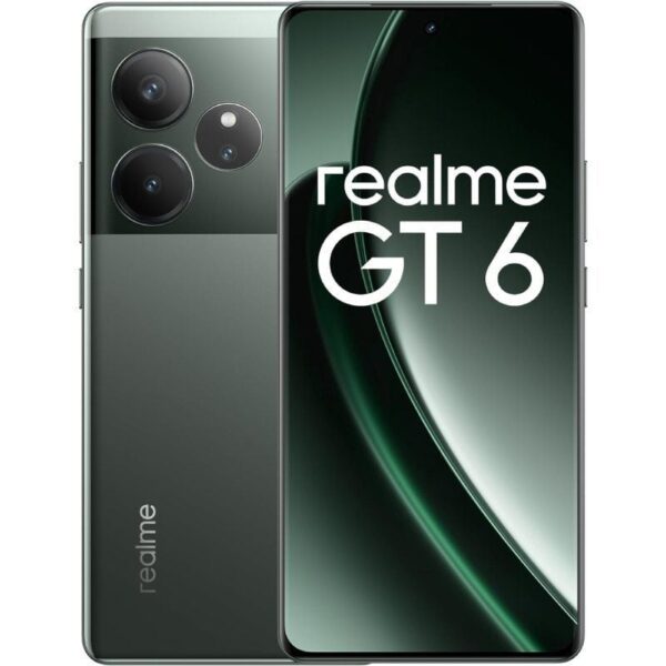 Smartphone Realme GT6 16GB/ 512GB/ 6.78"/ 5G/ Verde Resplandor 6941764433960 GT6 16-512 GREE REAL-SP GT6 16-512 GREE