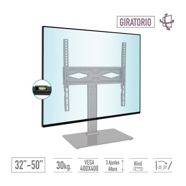 Soporte de Mesa TM Electrón TMSLC419 para TV de 32-50"/ hasta 30kg - Imagen 3