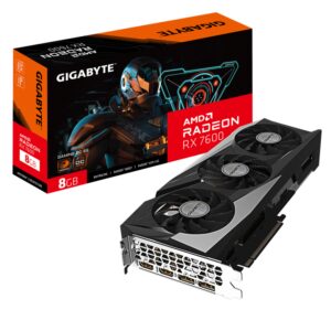 TARJETA GRAFICA GIGABYTE RADEON RX 7600 GAMING OC 8GB DDR6 4719331313425 GV-R76GAMING OC-8GD