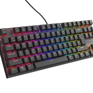 TECLADO GAMING GENESIS THOR 303 TKL RGB NEG MECANIC SWITCH PEACH SILEN HOT SWAP 5901969444360 NKG-2155