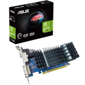 Tarjeta Gráfica Asus GeForce GT 710 SL EVO BRK/ 2GB GDDR5/ Compatible con Perfil Bajo 4711387418680 90YV0ALA-M0NA00 ASU-GF GT 710SL EBRK 2G DDR5