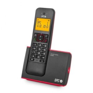 Teléfono Inalámbrico SPC Blade 7290RC1/ Rojo y Negro 8430848801583 7290RC1 SPC-DECT BLADE RD BK