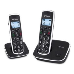 Teléfono Inalámbrico SPC Comfort Kaiser 7609N/ Pack DUO/ Negro 8436542850247 7609N SPC-DECT 7609N DUO