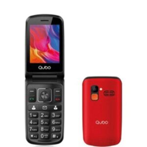 Teléfono Móvil Qubo P-210NWRD para Personas Mayores/ Rojo 6944762700829 P-210NWRD QUB-TEL P-210NWRD