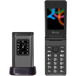 Teléfono Móvil Qubo X-28BKC para Personas Mayores/ Negro 6944762700423 X-28BKC QUB-TEL X-28BKC