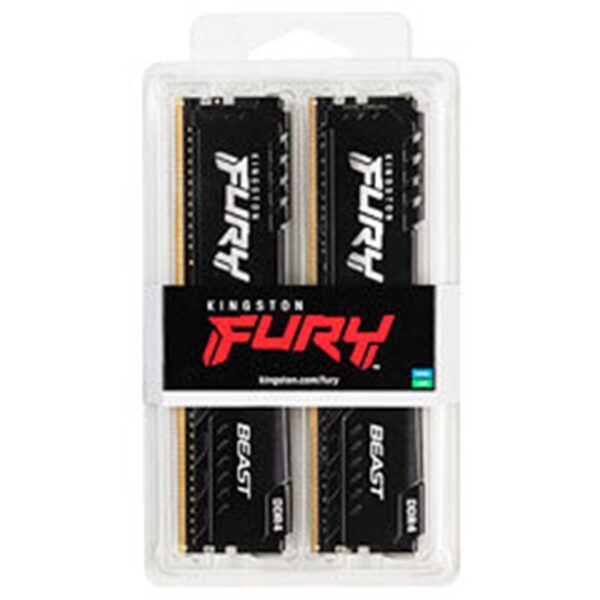 Memoria ram ddr4 64gb 2x32gb kingston - 3600mhz - pc4 - 28800 - fury beast - negro - Imagen 6