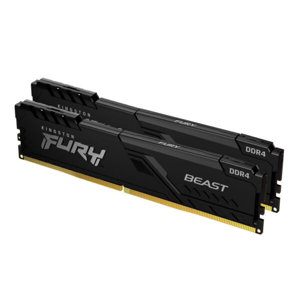 0740617319729 | P/N: KF436C18BBK2/64 | Cod. Artículo: DSP0000006459 Memoria ram ddr4 64gb 2x32gb kingston - 3600mhz - pc4 - 28800 - fury beast - negro