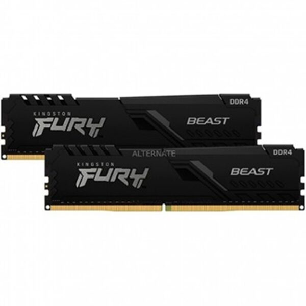 0740617319743 | P/N: KF436C18BBK2/32 | Cod. Artículo: DSP0000003368 Memoria ram ddr4 32gb 2x16gb kingston - 3600mhz - pc4 - 28800 - fury beast negro - cl 18 - 1.35v