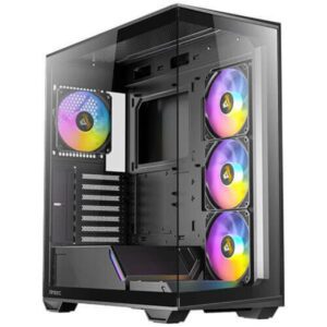 0761345100298 | P/N: 761345100298 | Cod. Artículo: DSP0000027007 Caja ordenador gaming antec fishtank c3 argb atx vidrio negro