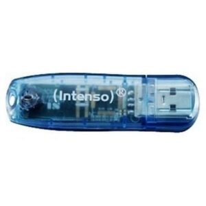 4034303008513 | P/N: 3502450 | Cod. Artículo: DSP0000009627 Memoria usb 2.0 intenso rainbow 4gb azul