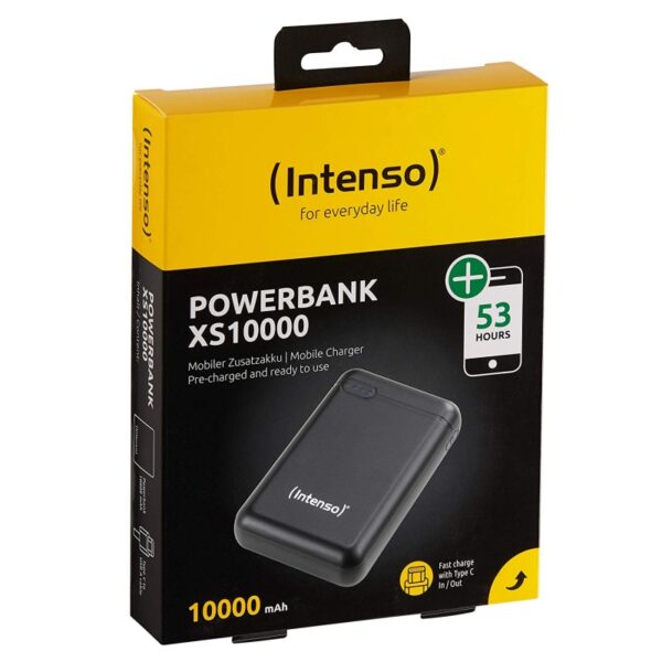 Powerbank intenso xs10000 10000mah usb tipo a usb tipo c negro - Imagen 4