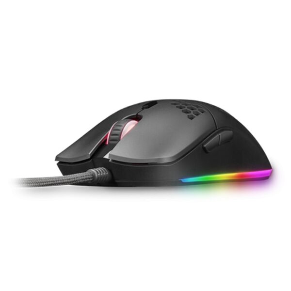 Mouse raton mars gaming mmax optico usb 7 botones 12400ppp negro - Imagen 2