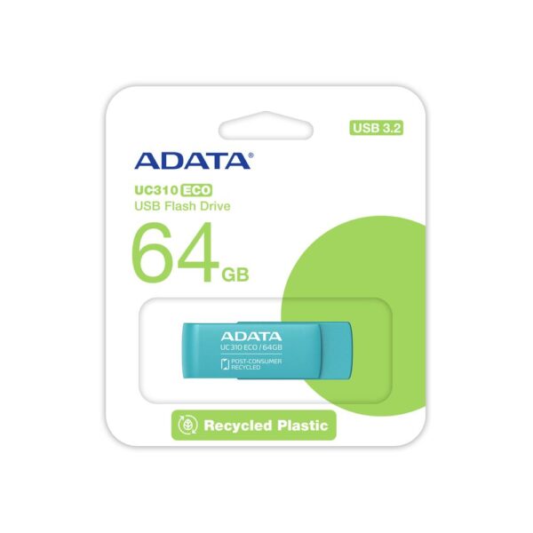 Memoria usb 3.2 adata uc310 64gb eco - friendly - Imagen 2